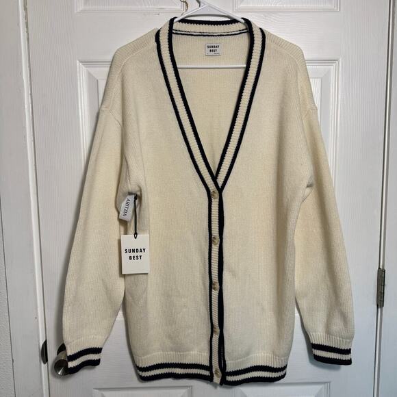 NWT Aritzia Sunday Best Ellis Cardigan - Picture 2 of 9